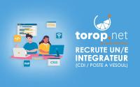 Torop.net recrute : intégrateur/trice web